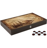 Joc de table din piele ecologica, model PIRATE SHIP, Z-TOOLS / ZTS5512-7
