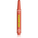 NYX Professional Makeup Fat Matte balsam de buze cu efect matifiant Cashmere Cutie 2 g