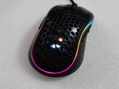 Mouse Marvo M518, 4800dpi, optic, USB cu fir, Negru - poze reale