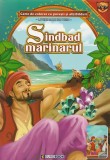 Carte de colorat A4 cu povesti si abtibilduri - Sindbad marinarul