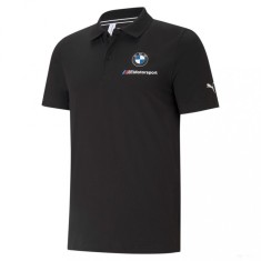 Tricou de Barbat cu Guler, Puma BMW MMS ESS, Negru, 2021 foto
