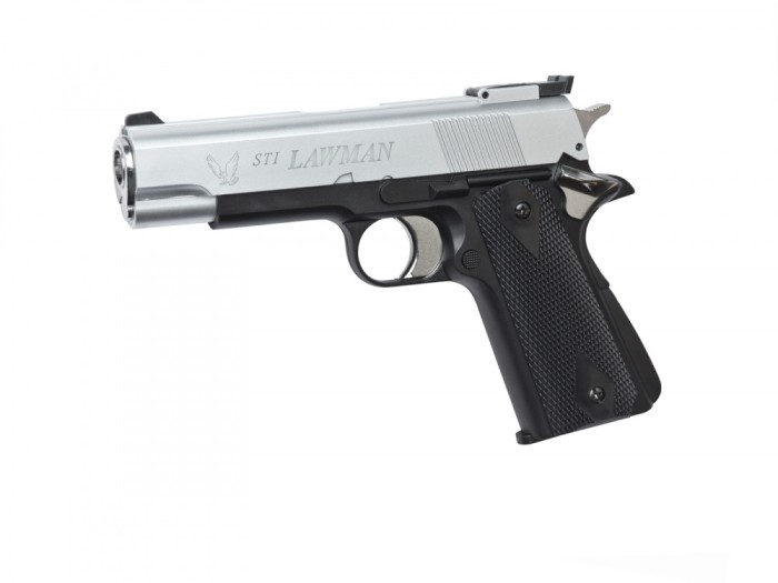 Replica pistol STI gas Lawman Dual tone ASG