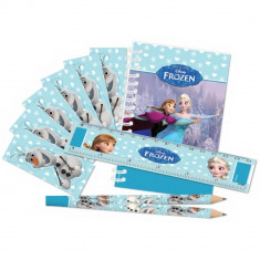 Set papetarie ?Frozen? (carnetel, creion, rigla, stickere), Amscan 999267, 20 piese foto