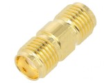 Adaptor SMA Mamă Mamă 50&Omega; Aurit