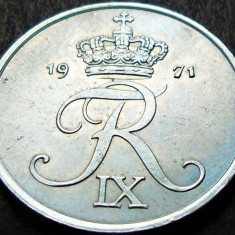 Moneda 2 ORE - DANEMARCA, anul 1971 *cod 1489 C = A.UNC