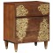 vidaXL Dulap de noapte maro miere 50 x 33 x 60 cm Lemn masiv de mango 4018744