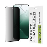 Folie sticla Xiaomi 14 Techsuit 111D Privacy Full&Atilde;&sbquo;&Acirc;&nbsp;Glue, negru