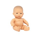 Papusa bebelus asiatic baietel miniland 21 cm
