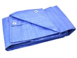 Prelata Impermeabila Geko 10x15m Albastra, Protectie Auto, Remorca, Barca, Gradina, Piscina, Materiale Constructii, Rezistenta UV