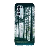 Husa compatibila cu Oppo A77 model Foggy forest, Silicon, TPU, Viceversa, Transparent, Carcasa