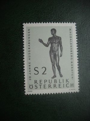 HOPCT TIMBRE MNH 818 CADASTRU 50 ANI 1967 -1 VAL AUSTRIA foto