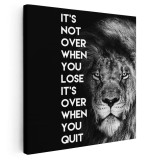 Tablou mesaj motivational pentru perseverenta 2043 Tablou canvas pe panza CU RAMA 80x80 cm