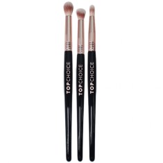 Set 3 pensule de machiaj pentru blending Golden Touch Trio, 38662, Top Choice