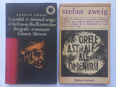 STEFAN ZWEIG- TRIUMFUL SI DESTINUL TRAGIC AL LUI ERASM DIN ROTTERDAM+ ORELE ASTR foto