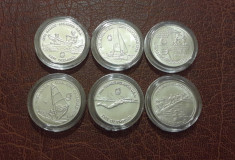 Set 6 monede Romania 10 lei 1996 JO Atlanta! Necirculate! foto