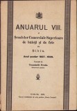 C1030 Anuarul VIII al Școalelor Comerciale Superioare de băieți și fete din Sibiu, anul școlar 1927-1928, 1929, Sibiu