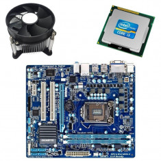 Kit Placa de Baza Refurbished GIGABYTE GA-H61M-USB3-B3, Intel i3-2100, Cooler foto