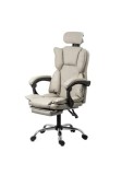 Scaun directorial OFF 4151, piele ecologica, mecanism de balansare, suport pentru picioare, 130 kg