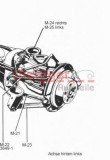 Brat/bieleta, suspensie roata MERCEDES CLK Cabriolet (A208) (1998 - 2002) METZGER 53034019