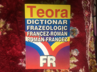 h6a Dictionar frazeologic francez - roman, roman - francez foto
