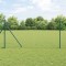 vidaXL &Icirc;ngrădire cu st&acirc;lpi Verde 1.2 x 25 m Oțel