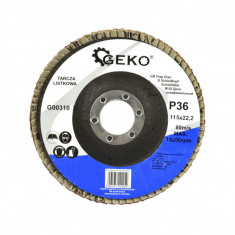 Disc slefuire, 115 mm, P36, Geko, G00310