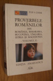 IULIU A. ZANE - PROVERBELE ROMANILOR din Romania, Basarabia - Vol. X, 2004, Alta editura