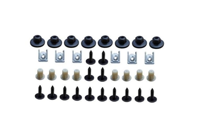 Set cleme fixare carenaj roata BMW X1 (E84), 09.2009-08.2015; X3 (F25), 11.2010-08.2017,aripa interiorara, 36 buc