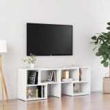 VidaXL Comodă TV, alb, 104x30x52 cm, PAL