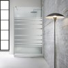 Paravan dus walk-in Aqua Roy INOX, model Multiline incolor, sticla 8 mm clara, securizata, anticalcar, 120x195 cm