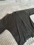 Sparkly Black Cardigan | Short Sleeve | Size L-XL