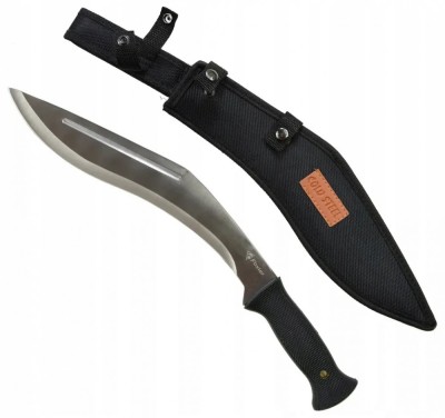 Cutit tip maceta Kukri Foxter, 45 cm, otel si ABS cauciucat, toc inclus foto