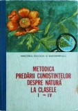 Virginia Todor - Metodica predarii cunostintelor despre natura la clasele I-IV