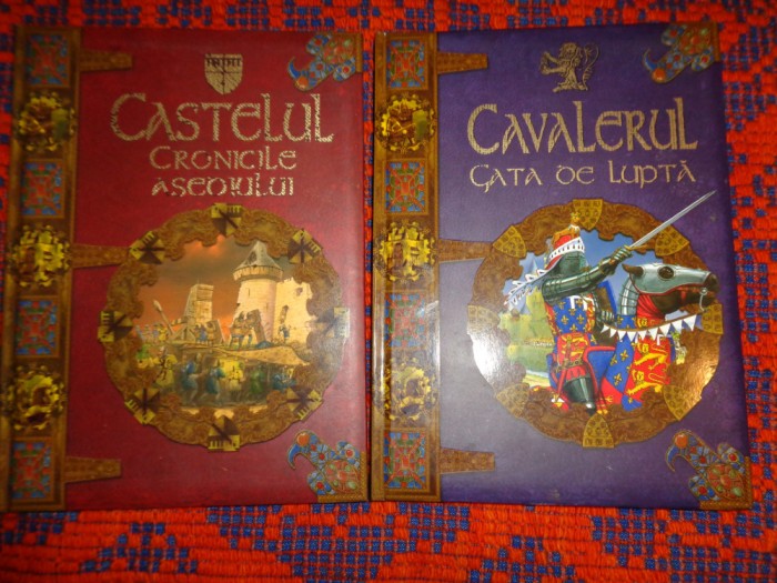 Castelul / cronicile asediului + Cavalerul / gata de lupta - cu ilustratii