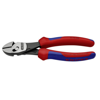 Cleste profesional cu tais diagonal, articulatie dubla Knipex 73 72 180, 180 mm foto