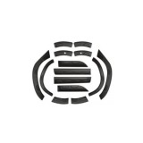 Set 12 protectii aripa si usa + 2 protectii pentru compatibilitate cu sau fara senzori , model offroad Dacia Duster II 2018-&gt; Cod: DD200/201 Automotiv, Oem