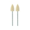 Set biax-uri conice pentru lustruire, din pasla, Proxxon 28801