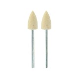 Set biax-uri conice pentru lustruire, din pasla, Proxxon 28801