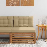 vidaXL Canapea centrală pentru exterior Lemn Solid de Acacia natural 900566