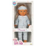 Papusa Dollz And More, Tina Dreams, Albastru, 45 cm