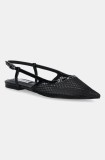 Steve Madden balerini Slingshot-M culoarea negru, cu toc deschis, SM11003838