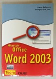 MICROSOFT OFFICE WORD 2003 de STEVE JOHNSON PERSPECTION, INC. , 2004