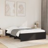 VidaXL Cadru de pat, negru, 140x200 cm, lemn prelucrat 3295654