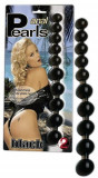 Bile Anale Pearls, Negru, 27 cm