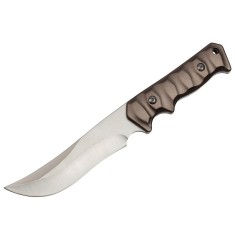 Cutit de vanatoare DEPOX&reg;, Revenge State, otel inoxidabil, 26 cm, argintiu