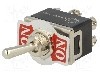 Intrerupator basculant, 2 pozitii, mod comutare ON-ON, DPDT, {{Producator}} - KN3(C)202AA2