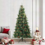 VidaXL Brad de Crăciun artificial cu ramuri articulare Verde 240 cm 42019305