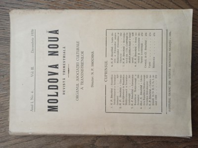 MOLDOVA NOUA, ANUL 1, NR 4 *1936 / ORGANUL AS. CULT. TRANSNISTRIENILOR foto