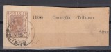 ROMANIA1896 REGELE CAROL I A V-a EMISIUNE DE BENZI PENTRU ZIARE STAMPILATA, Stampilat