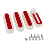 Ornament roata spate Xiaomi M365 și Pro alb